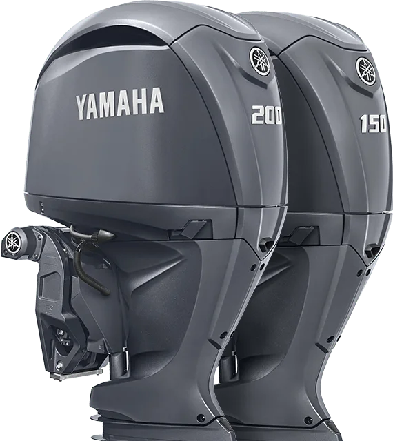 Yamaha F200 and F150 In-Line Four outboards