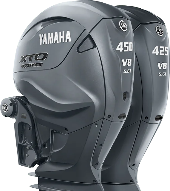 Yamaha XTO Offshore V8 outboards, 450 and 425 hp